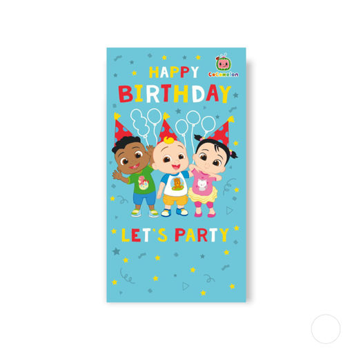 Picture of HAPPY BIRTHDAY LETS PARTY COCOMELON CARD